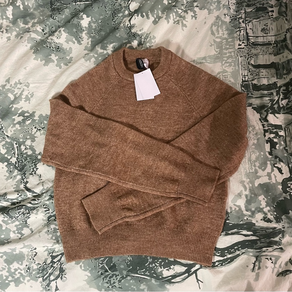 Cozy Brown Crewneck Sweater